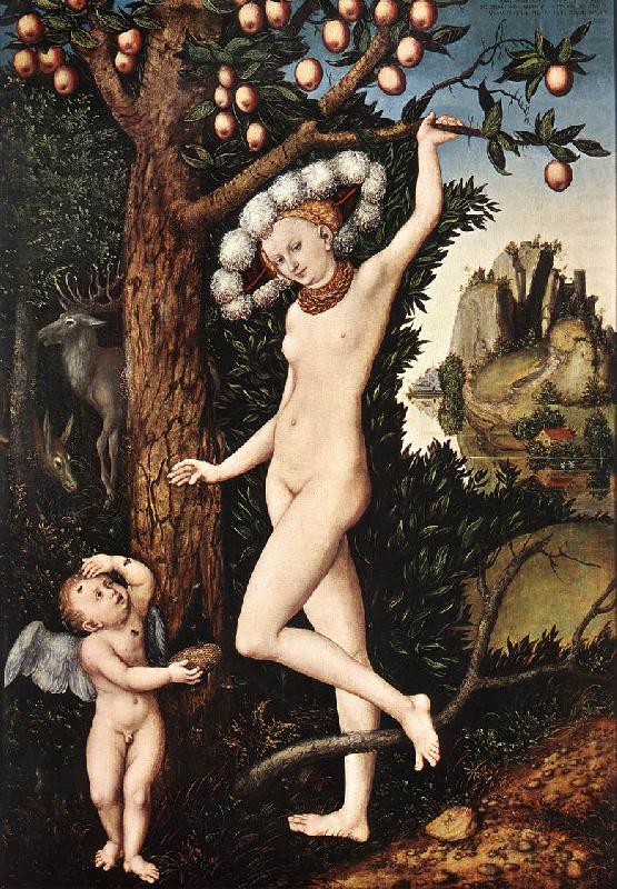 Cupid Complaining to Venus df, CRANACH, Lucas the Elder